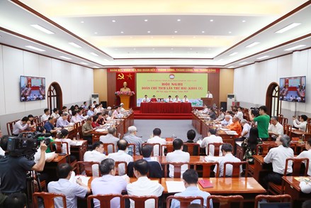 Khai mạc Hội nghị Đoàn Chủ tịch UBTƯ MTTQ Việt Nam lần thứ hai, khoá IX