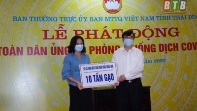 Thái Bình: Chuyển 17 tấn gạo hỗ trợ hộ nghèo bị ảnh hưởng dịch Covid-19