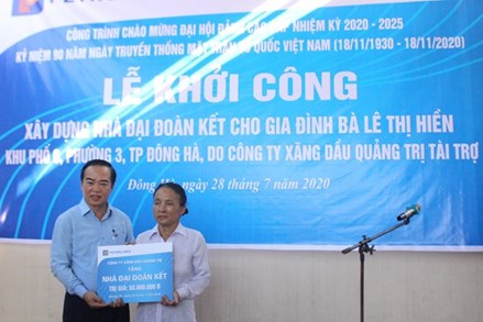 Quảng Trị: Khởi công xây nhà Đại đoàn kết cho người nghèo 