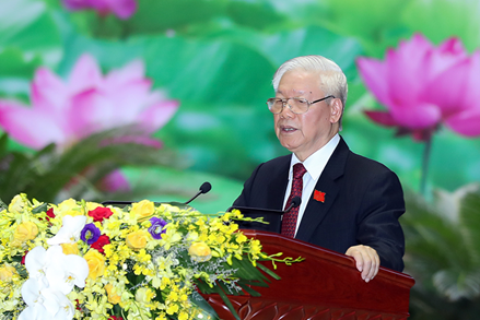 Tổng Bí thư, Chủ tịch nước Nguyễn Phú Trọng: Xây dựng Đảng bộ Quân đội thật sự mẫu mực, thật sự trong sạch, vững mạnh 
