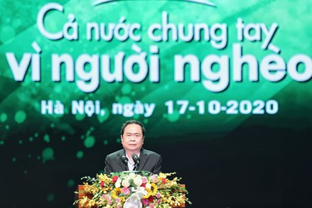 Toàn văn bài phát biểu khai mạc của Chủ tịch Trần Thanh Mẫn tại chương trình “Cả nước chung tay Vì người nghèo” năm 2020
