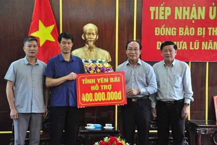 Tỉnh Yên Bái ủng hộ 400 triệu đồng cho người dân vùng lũ Quảng Nam