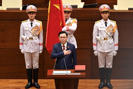 Ông Vương Đình Huệ tuyên thệ nhậm chức Chủ tịch Quốc hội