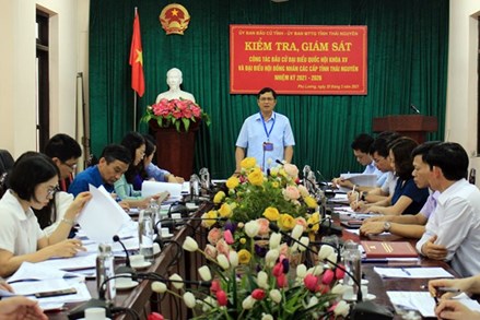 Thái Nguyên: Kiểm tra, giám sát công tác chuẩn bị bầu cử