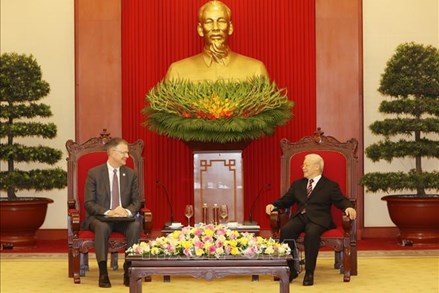 Tổng Bí thư Nguyễn Phú Trọng tiếp Đại sứ Hoa Kỳ