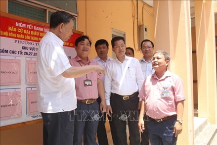 Kiểm tra, giám sát công tác chuẩn bị bầu cử tại Đà Nẵng
