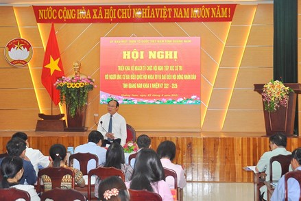 Bến Tre, Quảng Nam, An Giang: Bảo đảm tiến độ và quy trình bầu cử