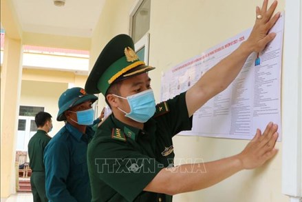 Lực lượng Biên phòng Lai Châu đa dạng các hình thức tuyên truyền bầu cử