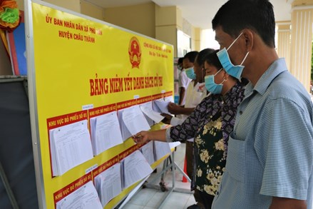 Sóc Trăng: Tuyên truyền bầu cử bằng tiếng phổ thông và tiếng Khmer