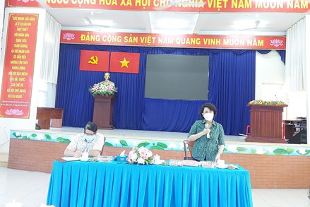 MTTQ thành phố Hồ Chí Minh giám sát công tác hỗ trợ người dân bị ảnh hưởng bởi dịch Covid-19