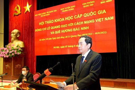 Hội thảo quốc gia kỷ niệm 100 năm Ngày sinh đồng chí Lê Quang Đạo