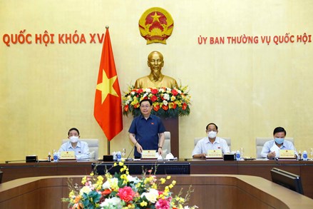 Chủ tịch Quốc hội nghe báo cáo về việc chuẩn bị giám sát trong năm 2022