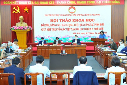 Xác định rõ trách nhiệm trong công tác phối hợp giữa MTTQ Việt Nam và các cơ quan 