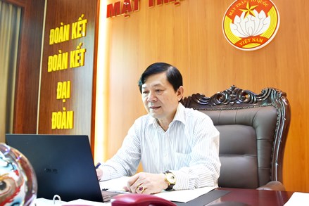 UBTƯ MTTQ Việt Nam lắng nghe những khó khăn, trở ngại của doanh nghiệp và người dân trước đại dịch Covid-19
