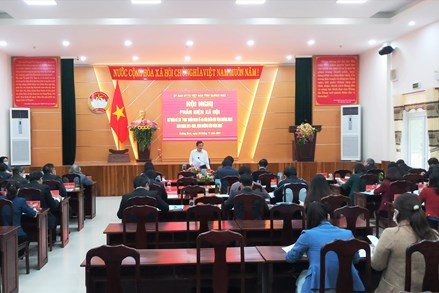Quảng Nam: Phản biện xã hội dự thảo đề án phát triển kinh tế - xã hội miền núi 