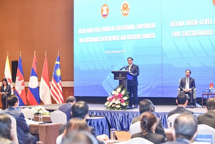 Thủ tướng nhấn mạnh 3 ưu tiên cần thúc đẩy trong hợp tác tiểu vùng ASEAN