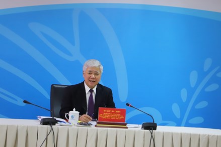 Chủ tịch Đỗ Văn Chiến làm việc với Đảng đoàn Hội LHPN Việt Nam về kết quả công tác phòng, chống tham nhũng, tiêu cực năm 2021