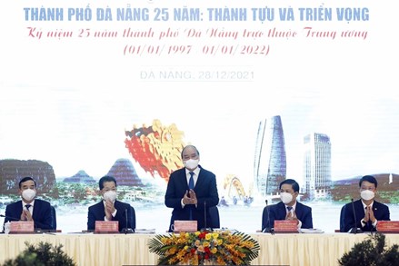 Chủ tịch nước: Thành công của Đà Nẵng nằm ở khả năng đánh thức tiềm năng về con người 