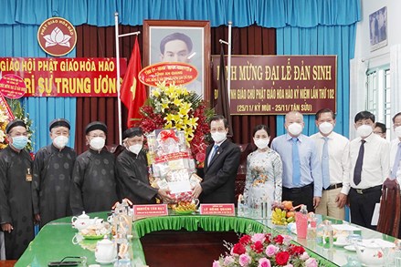 Chúc mừng 102 năm Ngày Đản sinh Đức Huỳnh giáo chủ Phật giáo Hòa Hảo