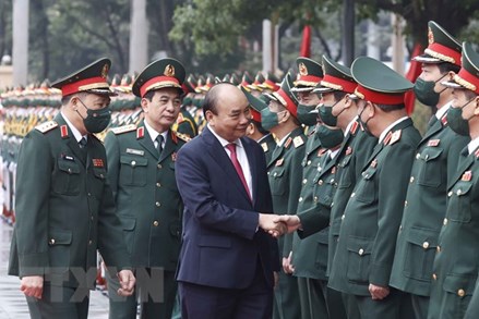 Chủ tịch nước Nguyễn Xuân Phúc: Xây dựng Học viện Quốc phòng thực sự là một 'pháo đài' vững mạnh