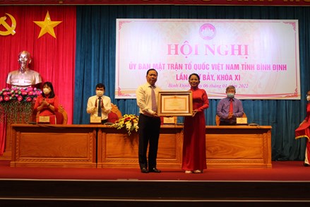 Bình Định: Tổ chức Hội nghị lần thứ 7 Ủy ban MTTQ Việt Nam tỉnh khóa XI