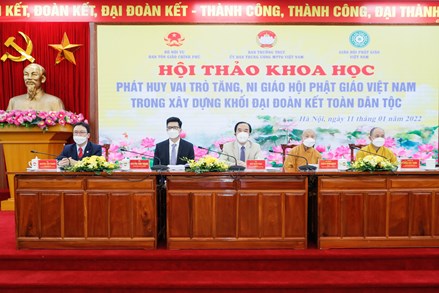 Phát huy vai trò tăng, ni giáo hội phật giáo Việt Nam trong xây dựng khối đại đoàn kết toàn dân tộc