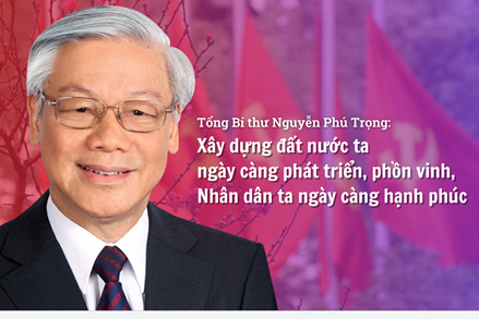 Tổng Bí thư Nguyễn Phú Trọng: Xây dựng đất nước ta ngày càng phát triển, phồn vinh, Nhân dân ta ngày càng hạnh phúc 