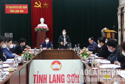 Phó Chủ tịch Trương Thị Ngọc Ánh khảo sát tình hình dân tộc thiểu số và miền núi tại Lạng Sơn