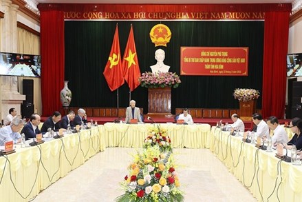 Tổng Bí thư Nguyễn Phú Trọng thăm, làm việc tại tỉnh Hòa Bình