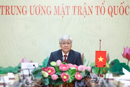 Chủ tịch Ủy ban Trung ương MTTQ Việt Nam Đỗ Văn Chiến gửi thư chúc mừng Tết cổ truyền của Lào và Campuchia