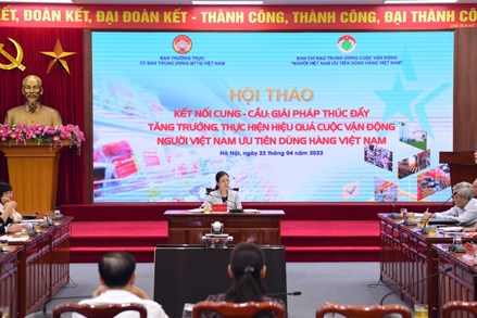 Giải pháp thúc đẩy tăng trưởng và thực hiện hiệu quả Cuộc vận động “Người Việt Nam ưu tiên dùng hàng Việt Nam”