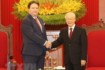 Tổng Bí thư Nguyễn Phú Trọng tiếp Đại sứ Hoa Kỳ tại Việt Nam