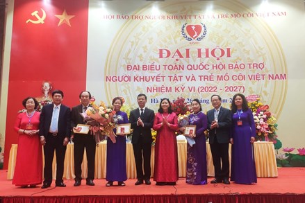 Đại hội Đại biểu toàn quốc lần thứ VI Trung ương Hội Bảo trợ người khuyết tật và trẻ mồ côi Việt Nam