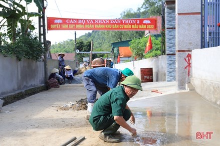 Hà Tĩnh: Lan tỏa phong trào hiến đất mở đường xây dựng nông thôn mới ở Nghi Xuân