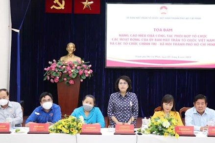 Thành phố Hồ Chí Minh: Cụ thể hóa các chương trình phối hợp giữa MTTQ và các tổ chức chính trị - xã hội