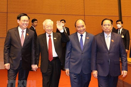 Tổng Bí thư Nguyễn Phú Trọng dự phiên bế mạc Kỳ họp thứ ba, Quốc hội khóa XV