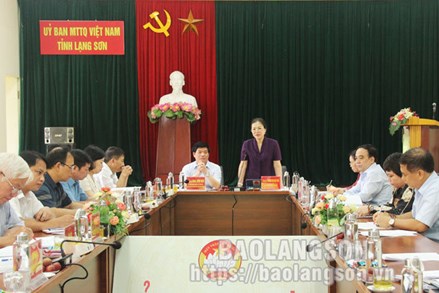 Phó Chủ tịch Trương Thị Ngọc Ánh kiểm tra việc thực hiện Kết luận số 01 về công tác dân tộc tại tỉnh Lạng Sơn