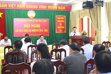 Hà Giang: Hội nghị lần thứ 8, khóa XIV, nhiệm kỳ 2019 – 2024