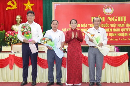 Bình Định: Tổ chức Hội nghị lần thứ 9 Ủy ban MTTQ Việt Nam tỉnh khóa XI