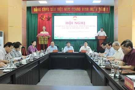 Uỷ ban MTTQ tỉnh Tuyên Quang sơ kết công tác 6 tháng đầu năm, triển khai nhiệm vụ 6 tháng cuối năm 2022