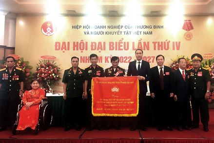 Phó Chủ tịch Phùng Khánh Tài dự Đại hội đại biểu Hiệp hội doanh nghiệp của Thương binh và Người khuyết tật Việt Nam