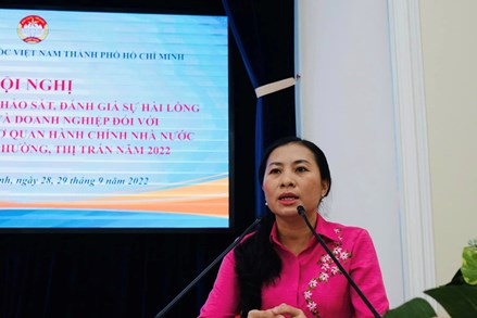 TP. Hồ Chí Minh: Tập huấn thực hiện khảo sát đánh giá sự hài lòng của người dân và tổ chức