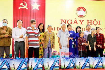 Sắc màu Ngày hội đại đoàn kết toàn dân tộc trên địa bàn tỉnh Bình Phước