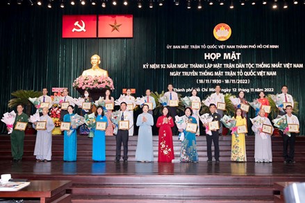 MTTQ thành phố Hồ Chí Minh: Tăng cường hiệp thương, mở rộng dân chủ, tập hợp rộng rãi mọi tầng lớp trong xã hội