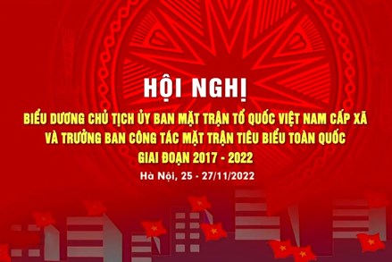 Danh sách 299 cá nhân được Thủ tướng Chính phủ và Ủy ban Trung ương MTTQ Việt Nam tặng Bằng khen vì có thành tích xuất sắc trong công tác Mặt trận