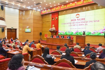 Quảng Ninh: Hội nghị Ủy ban MTTQ Việt Nam tỉnh lần thứ 11 khóa XI