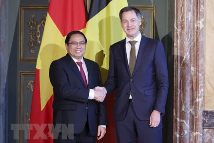 Thủ tướng Phạm Minh Chính hội đàm với Thủ tướng Bỉ