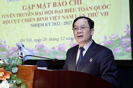 Đại hội đại biểu toàn quốc Hội Cựu chiến binh Việt Nam diễn ra từ 29 - 31/12 