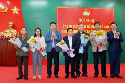 Hội nghị Ủy ban MTTQ Việt Nam tỉnh Quảng Ngãi lần thứ 8, nhiệm kỳ 2019-2024