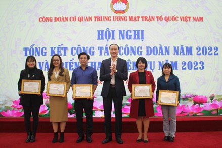 Tổng kết Công đoàn cơ quan Trung ương MTTQ Việt Nam năm 2022